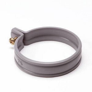 PVC muurbeugel grijs 75mm