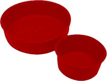 Speciedeksels kunststof 32 mm rood