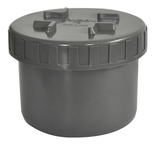 Eindstuk met schroefdeksel 32 mm PVC