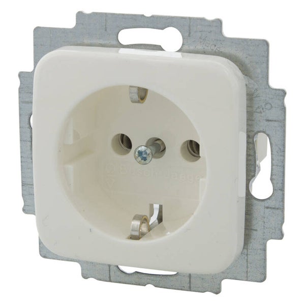 Busch-Jaeger Reflex contactdoos inbouw - 1-voudig - randaarde polarwit