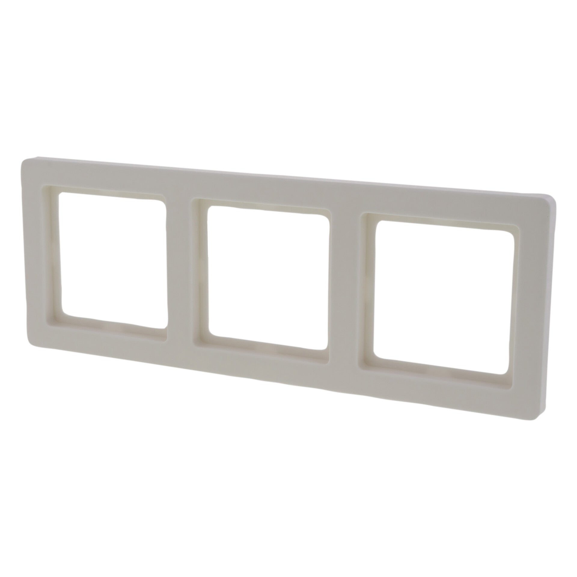 Berker Q1 afdekraam inbouw - 3-voudig polarwit