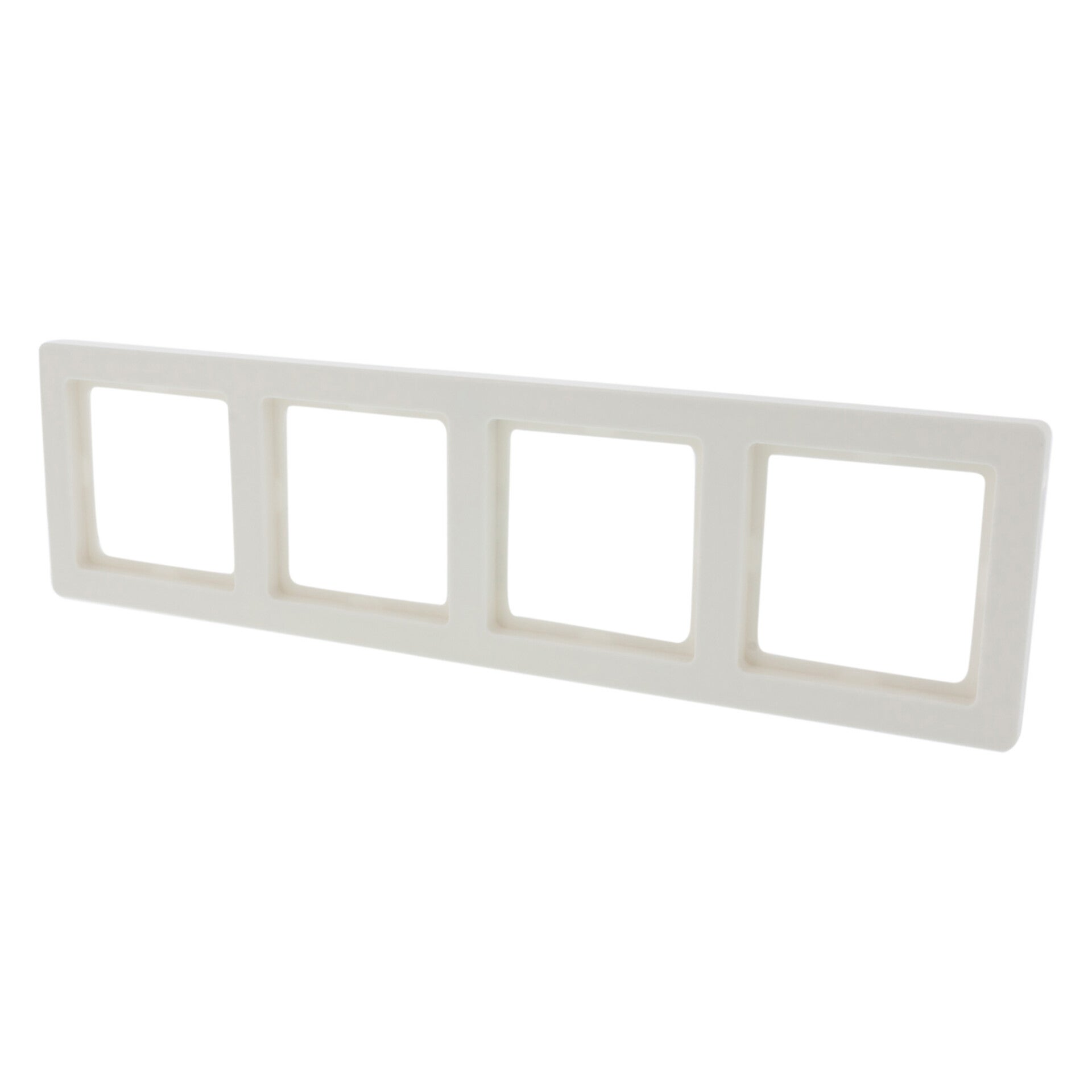 Berker Q1 afdekraam inbouw - 4-voudig polarwit