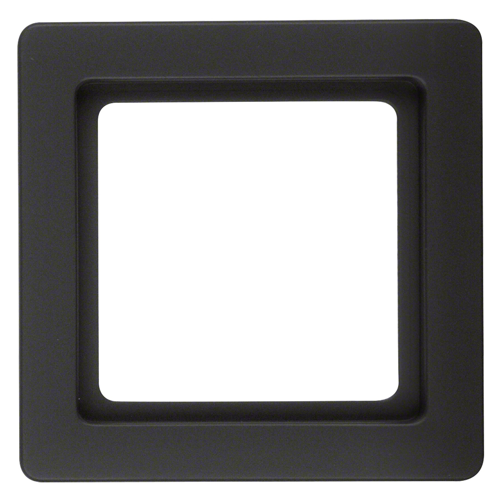 Berker Q1 afdekraam inbouw - 1-voudig antraciet