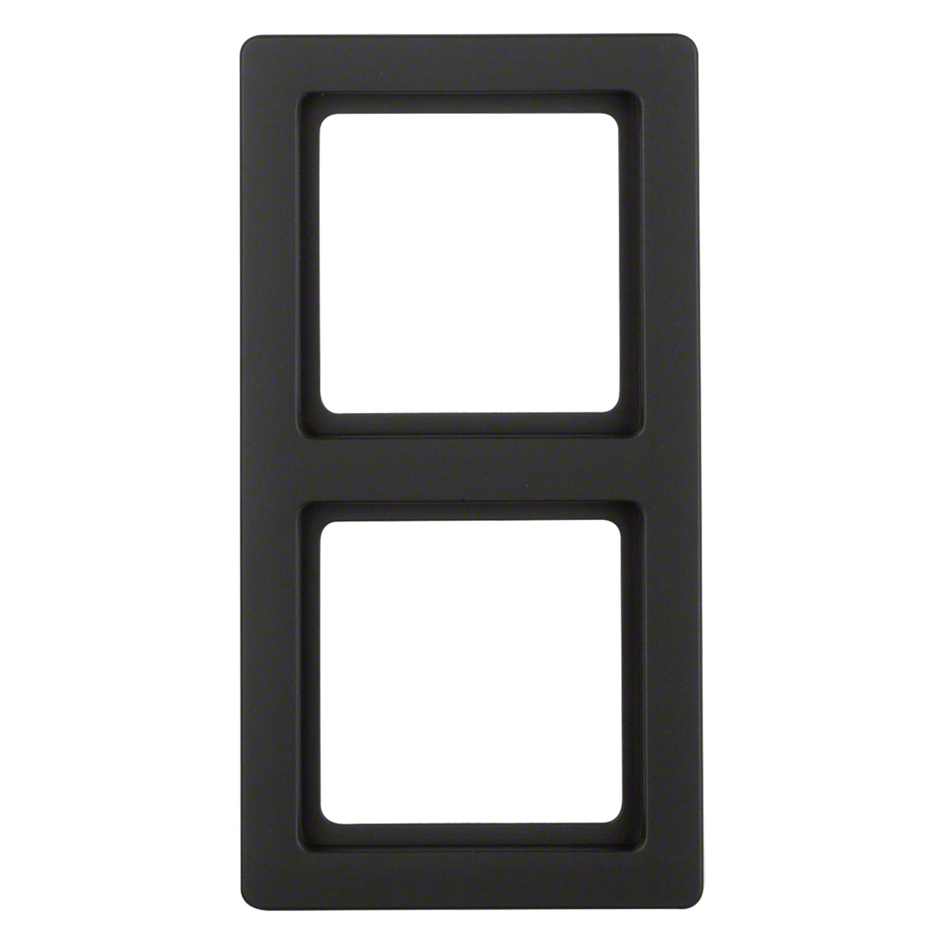 Berker Q1 afdekraam inbouw - 2-voudig antraciet