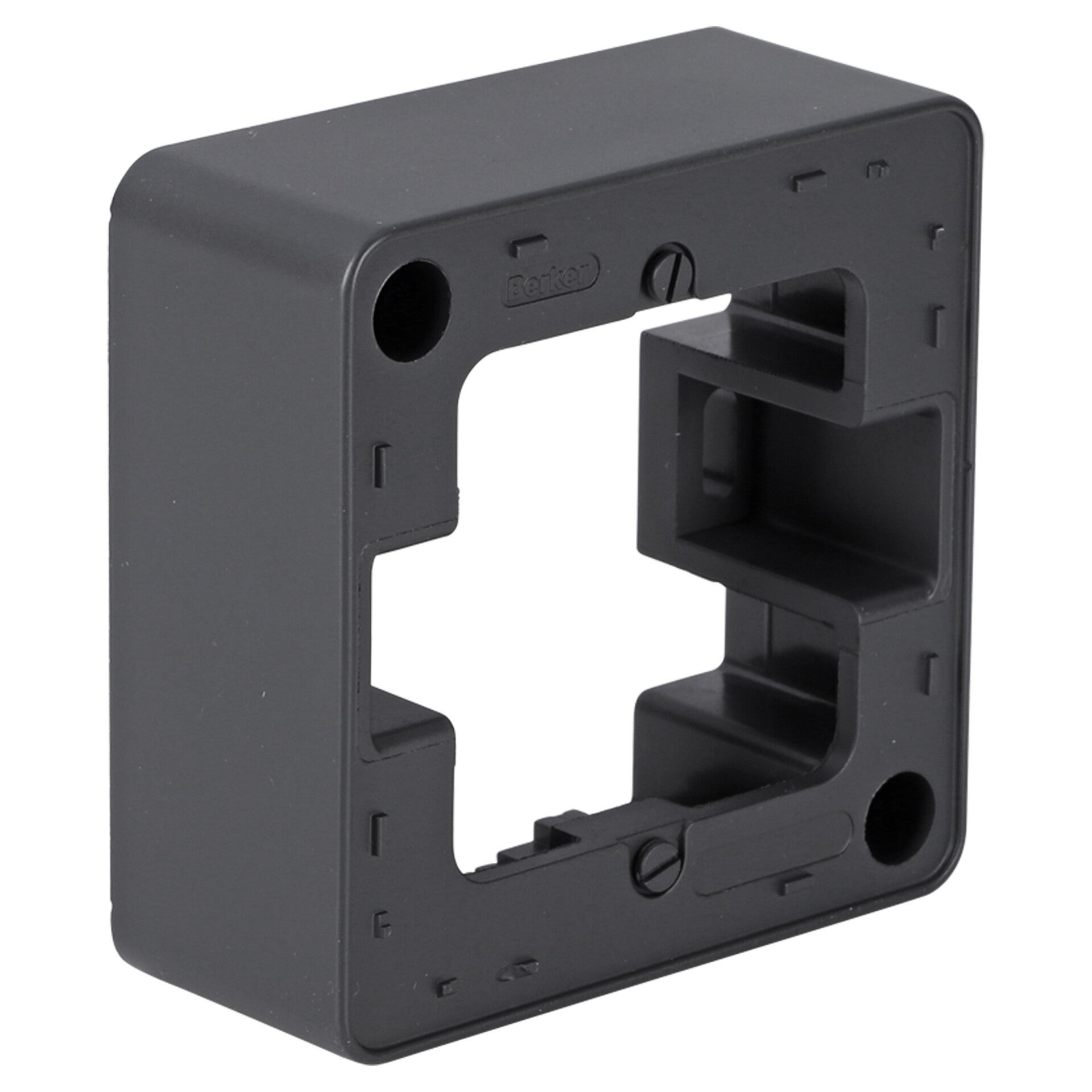 Berker Q1 afdekraam inbouw - 1-voudig antraciet