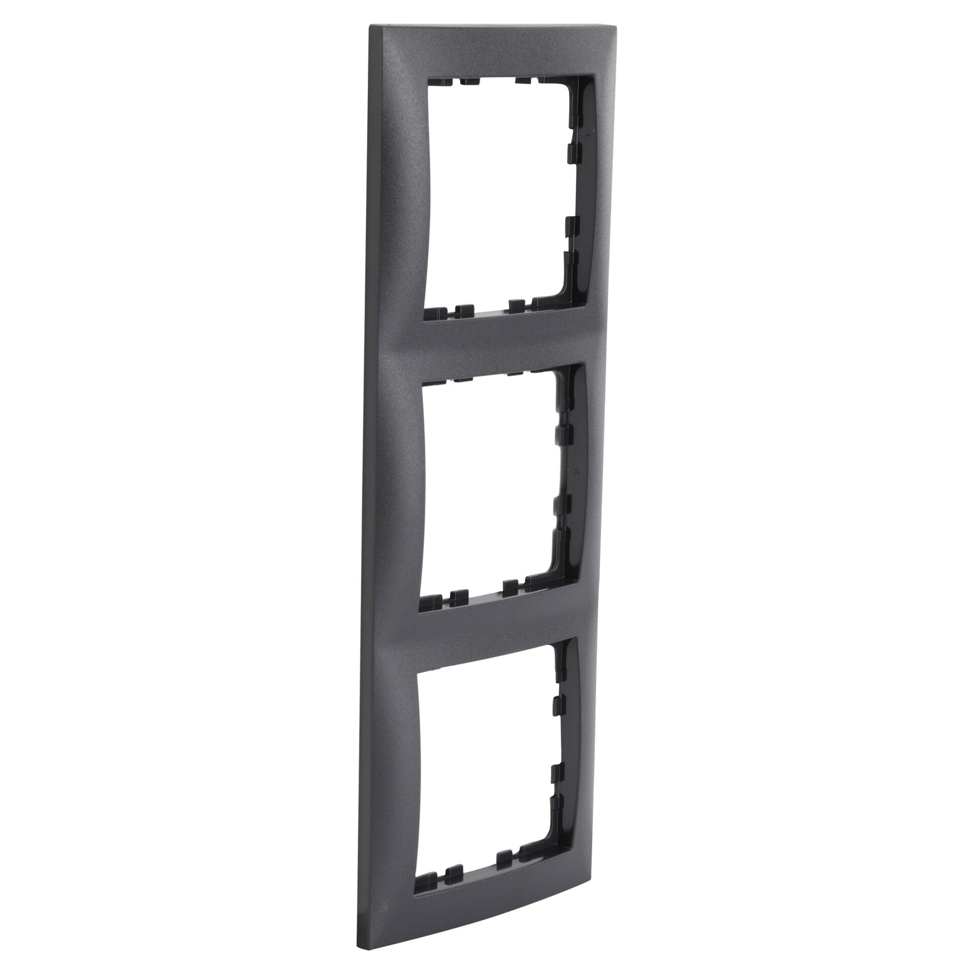 Berker S1 afdekraam inbouw - 3-voudig antraciet