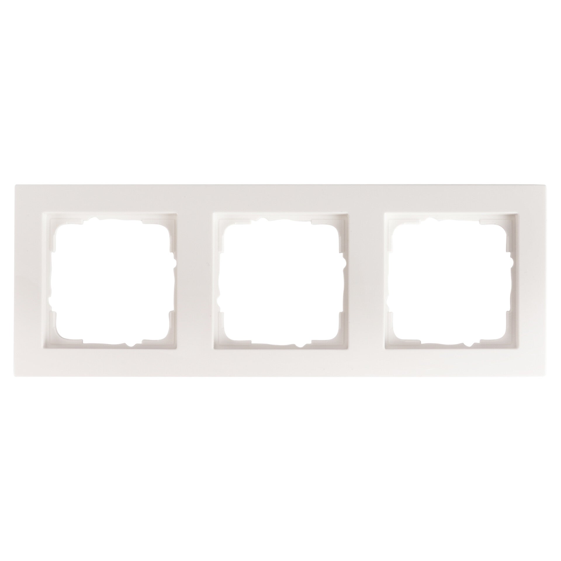 Gira E2 afdekraam 3-voudig - horiontaal/verticaal polarwit