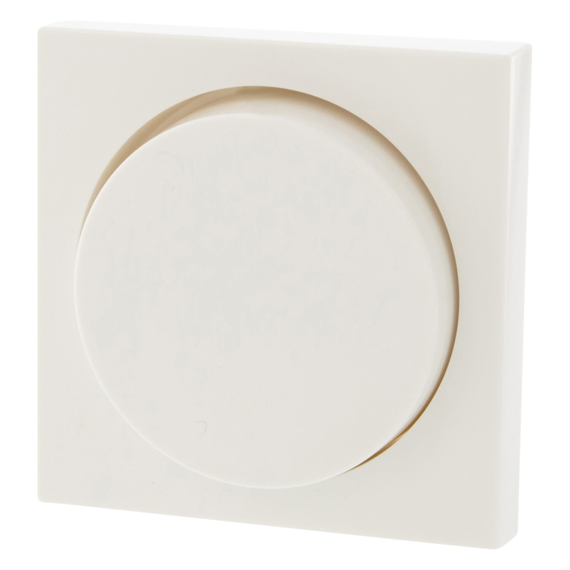 Gira System 55 centraalplaat met knop dimmer polarwit