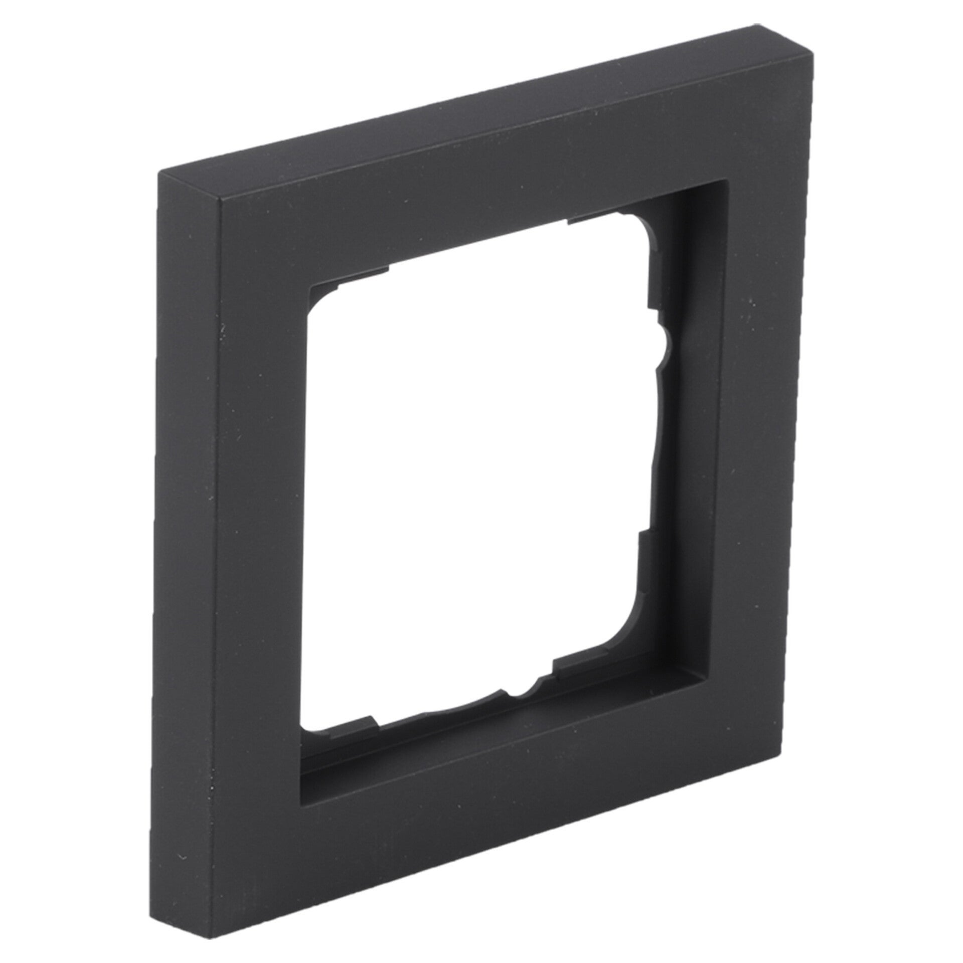 Gira E2 afdekraam 1-voudig - horiontaal/verticaal zwart