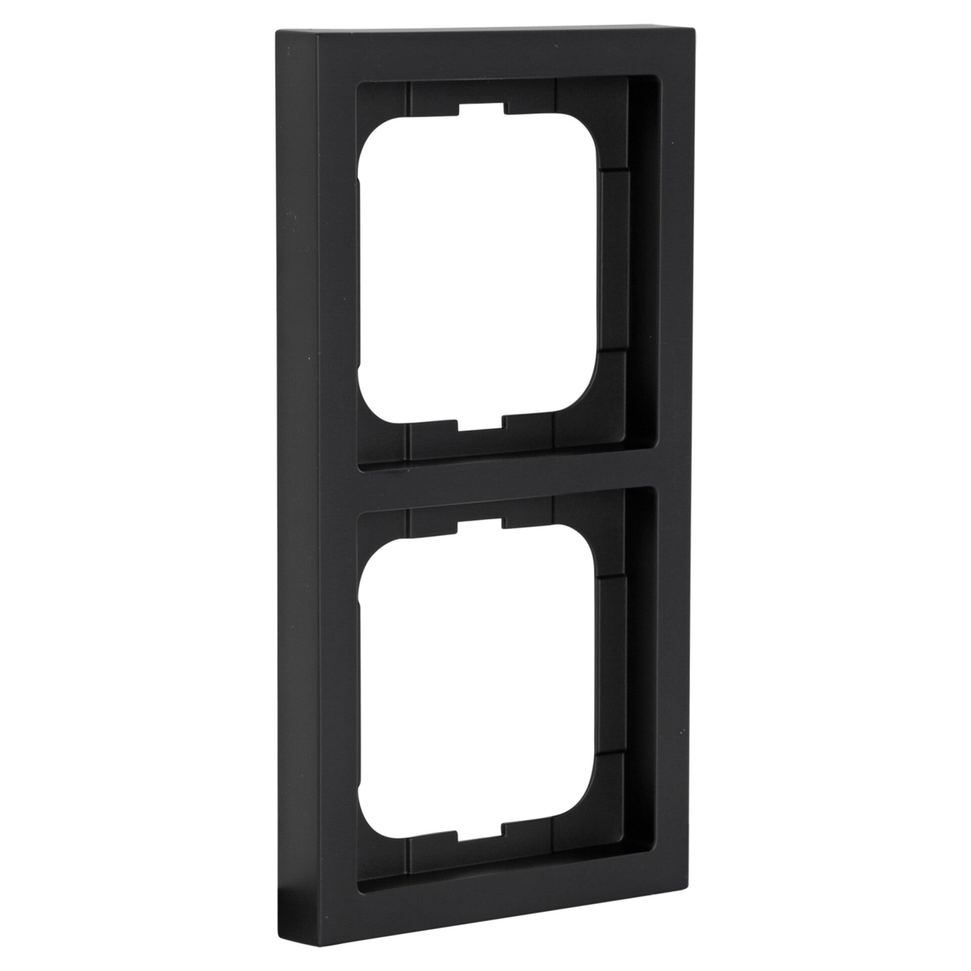 Busch-Jaeger Future Linear afdekraam inbouw - 2-voudig - verticaal/horizontaal zwart 80 x 151 x 11 mm