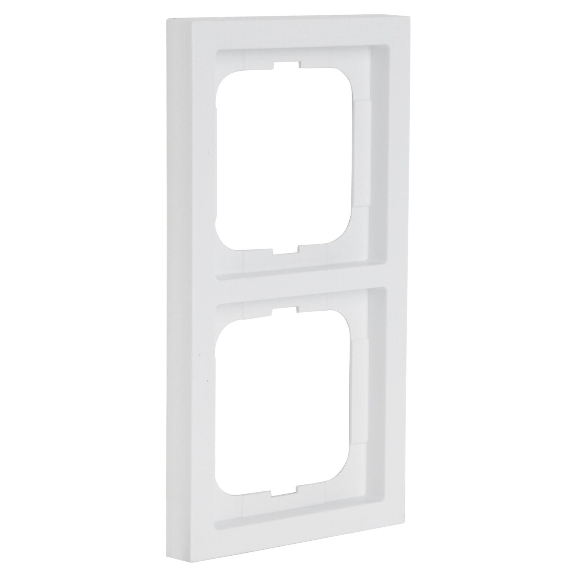 Busch-Jaeger Future Linear afdekraam inbouw - 2-voudig - verticaal/horizontaal polarwit 80 x 151 x 11 mm