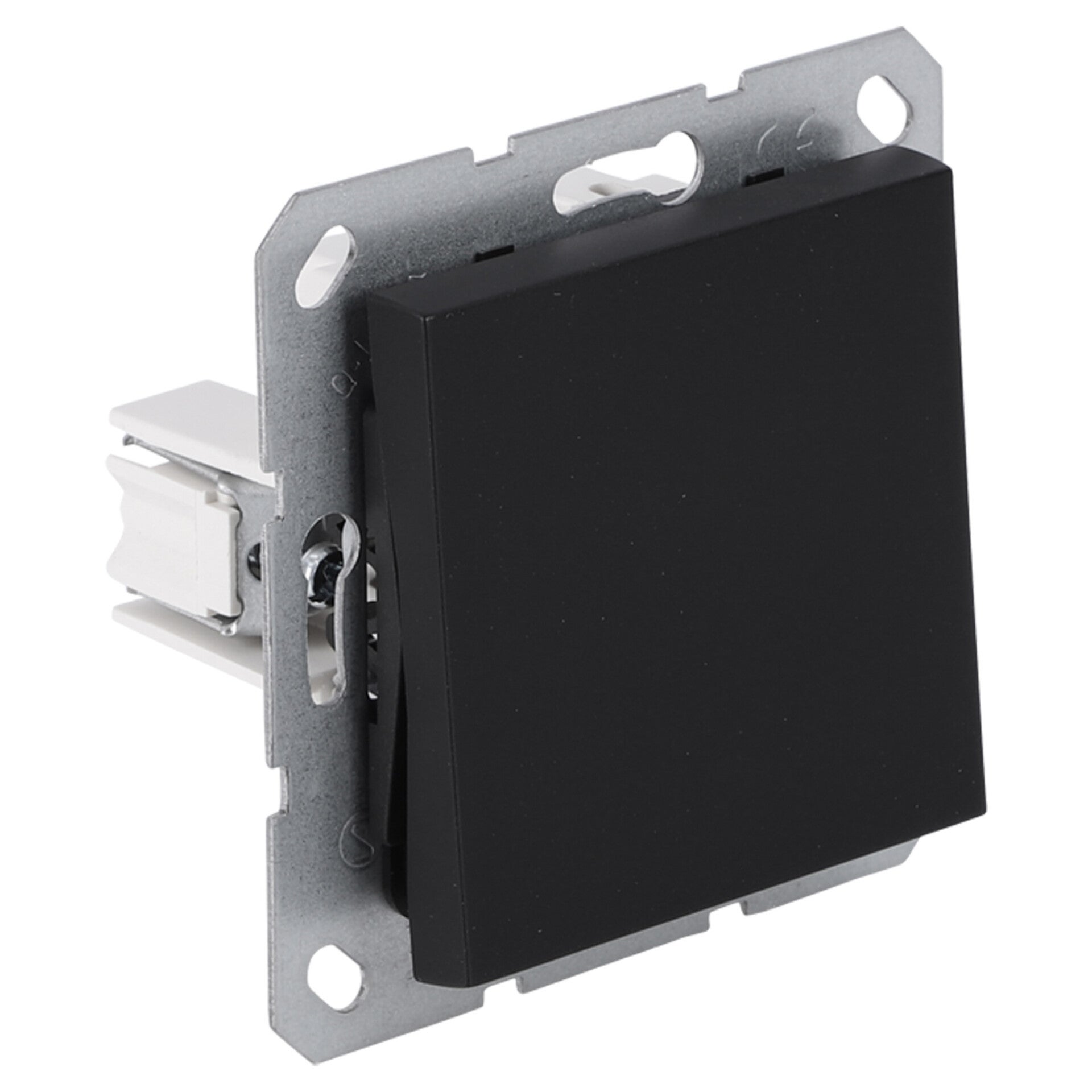 Q-Link S-Line schakelaar inbouw - wissel mat zwart