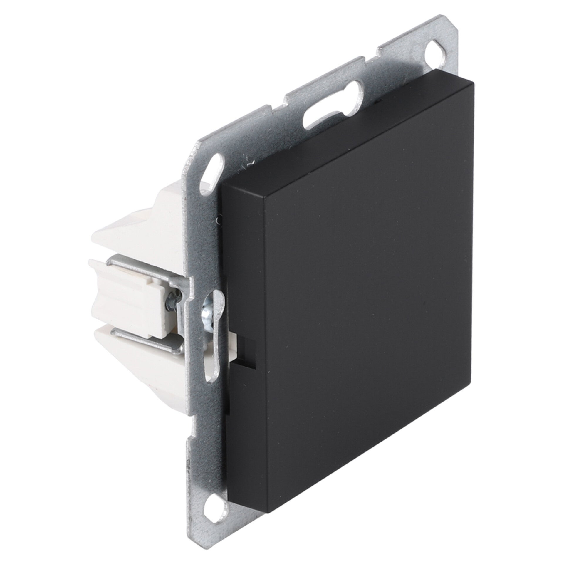 Q-Link S-Line blindplaat inbouw mat zwart