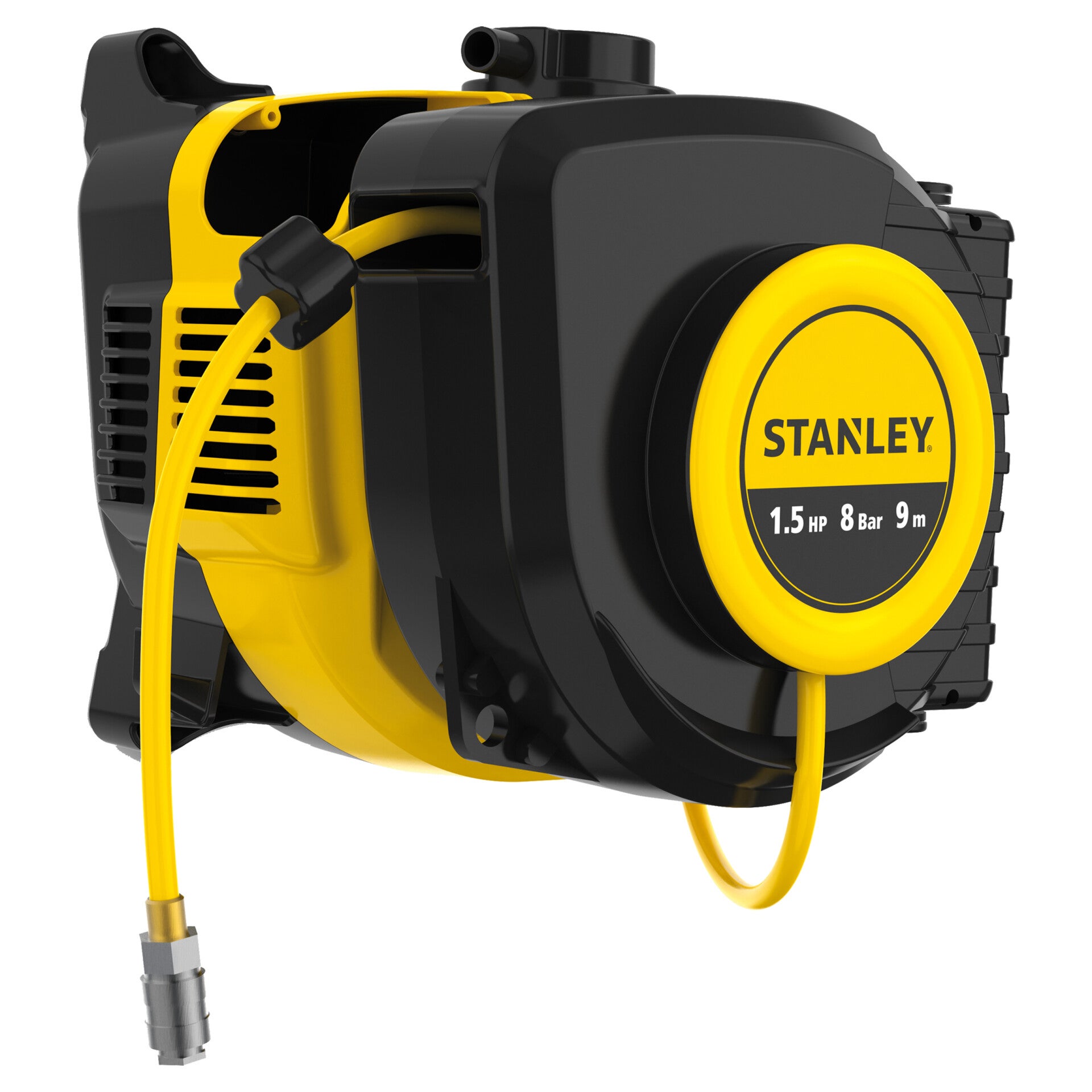 Stanley compressor Wall tech - slang 9 m - SXCMDS15WE geel/zwart