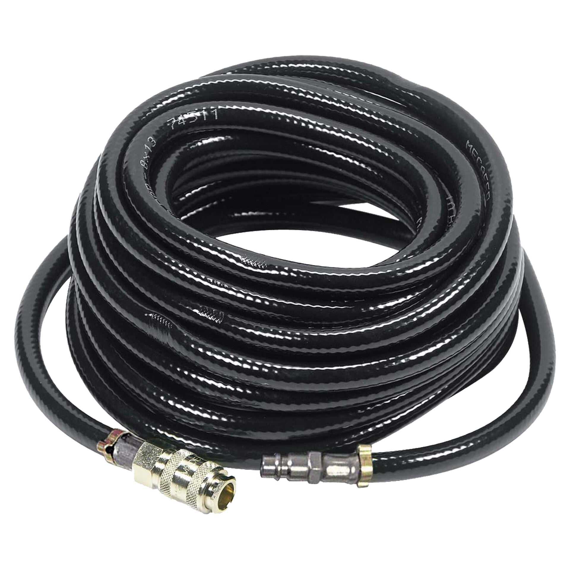 Stanley slang met universele snelkoppeling - PVC - 8221580STN zwart 6 x 11 mm, 20 m