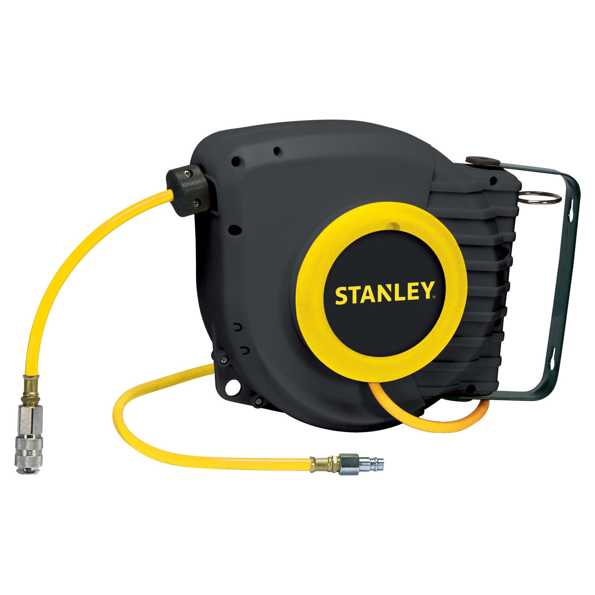 Stanley slanghaspel polyurethaan - 9045698STN geel/zwart 6.5 x 10 mm, 9 m