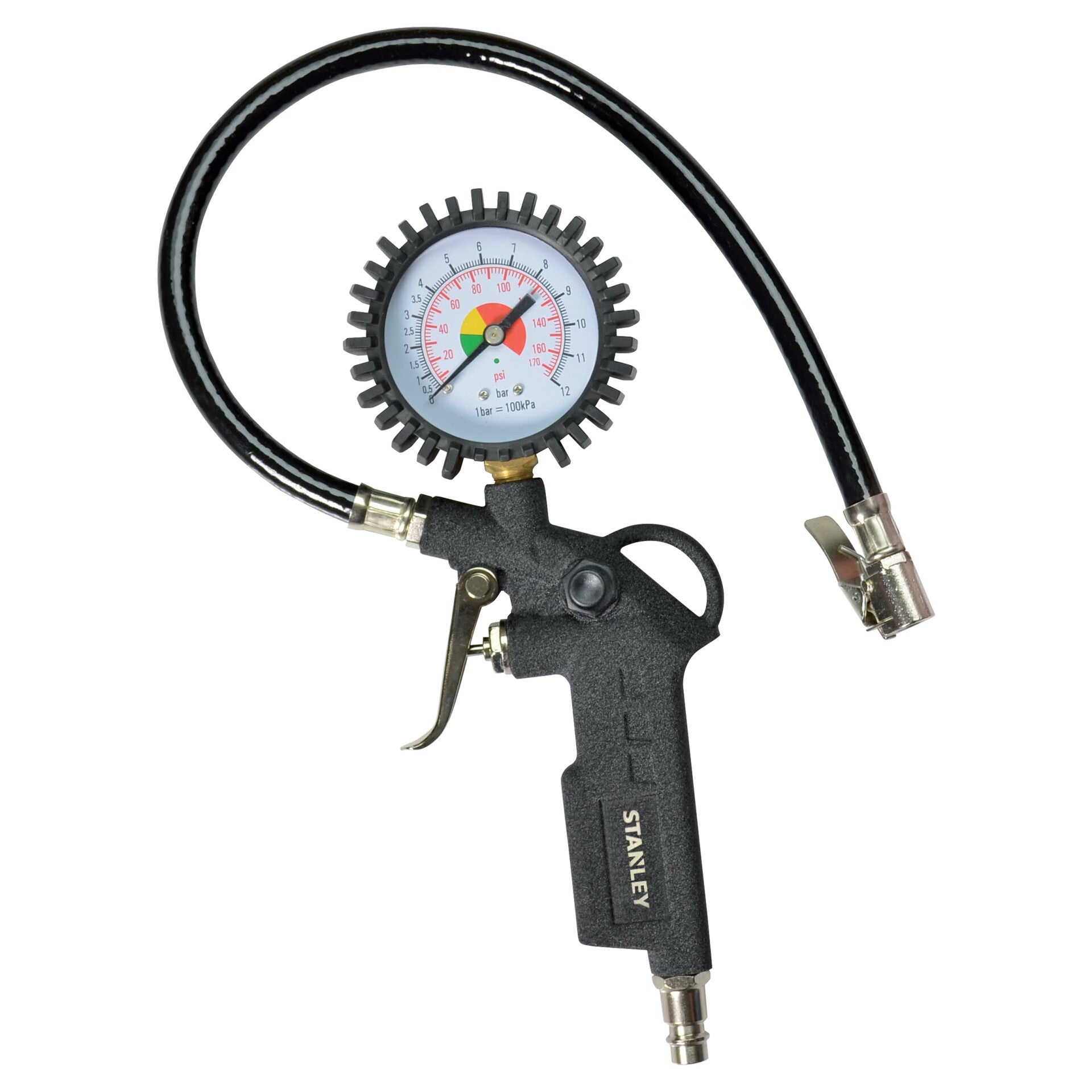 Stanley opblaaspistool met manometer - 170533XSTN zwart