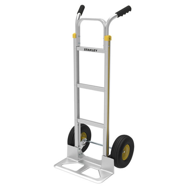 Stanley steekwagen aluminium - 200 kg - SXWT-HT513 grijs 51 x 45 x 123 cm