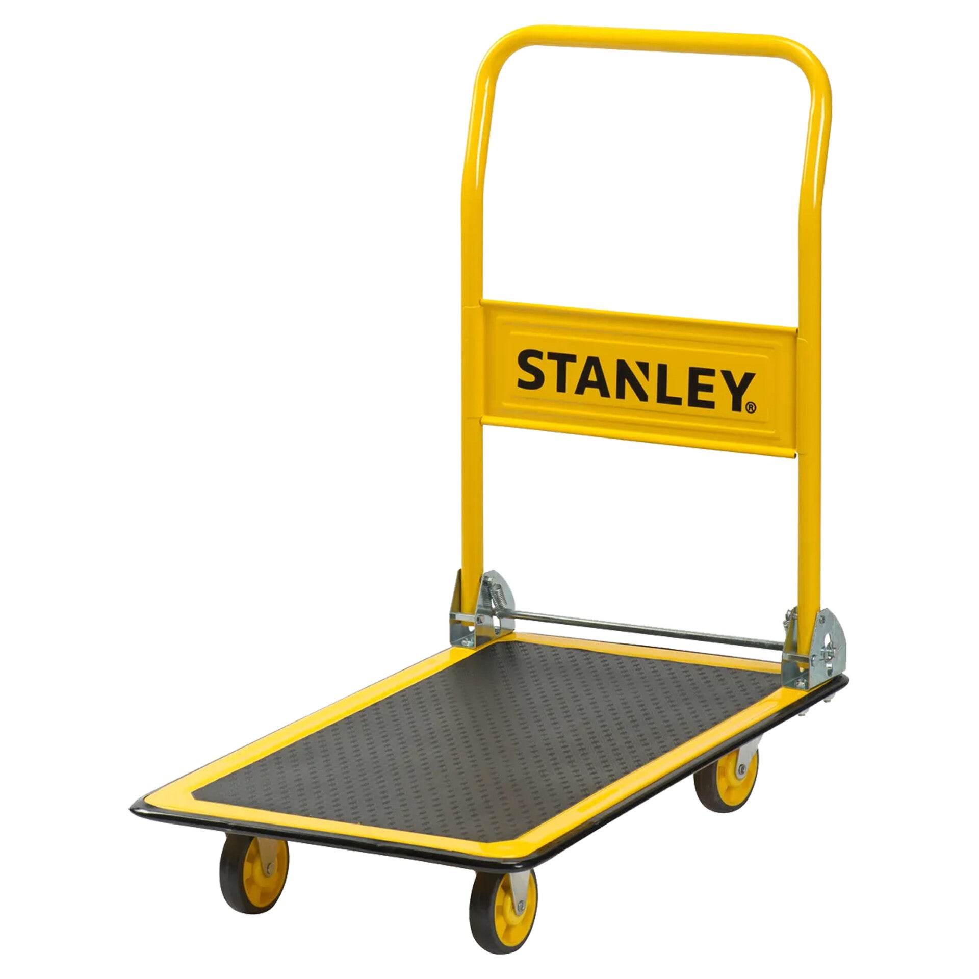 Stanley platformwagen vouwbaar - staal - 150 kg - SXWT-PC527 zwart/geel 73.5 x 47 x 83 cm