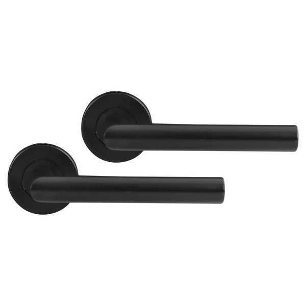 Differnz Amsterdam deurkruk rond rozet - blind zwart