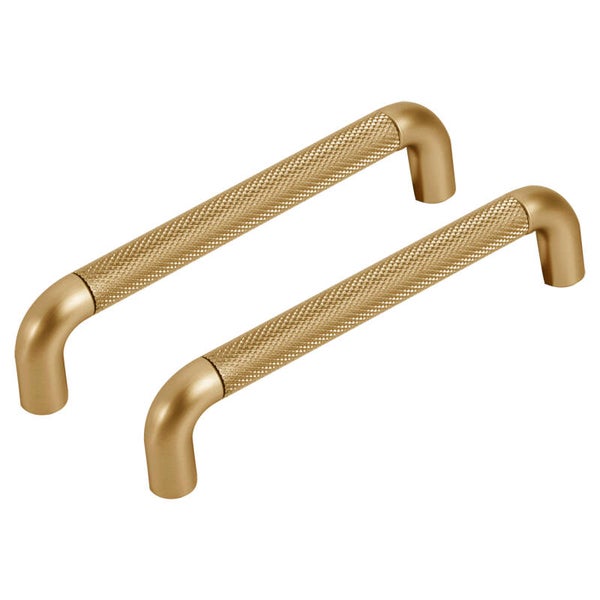 Differnz meubelgreep rond - 128 mm goud