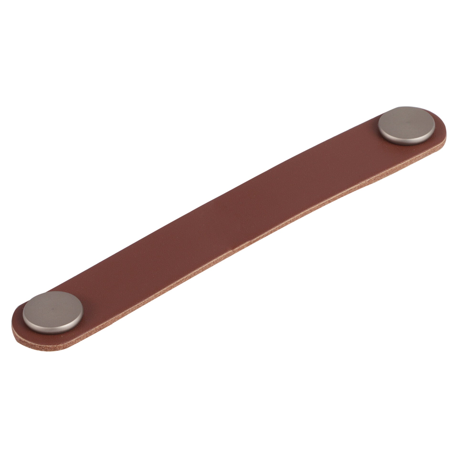 Differnz meubelgreep 128 mm - leer cognac bruin