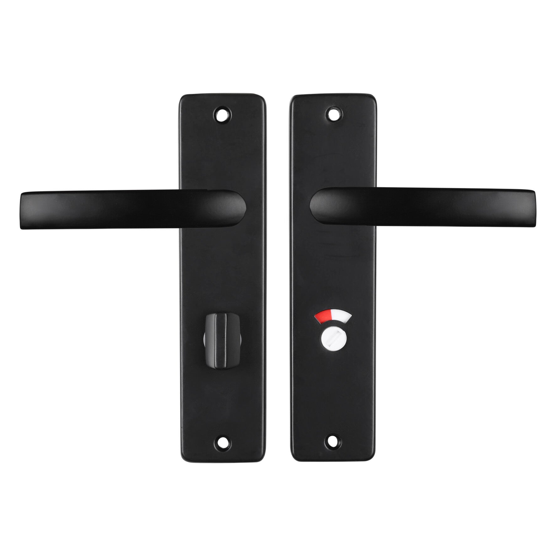 Starx deurkruk blok - kortschild - WC63-8 zwart 180 x 41 mm