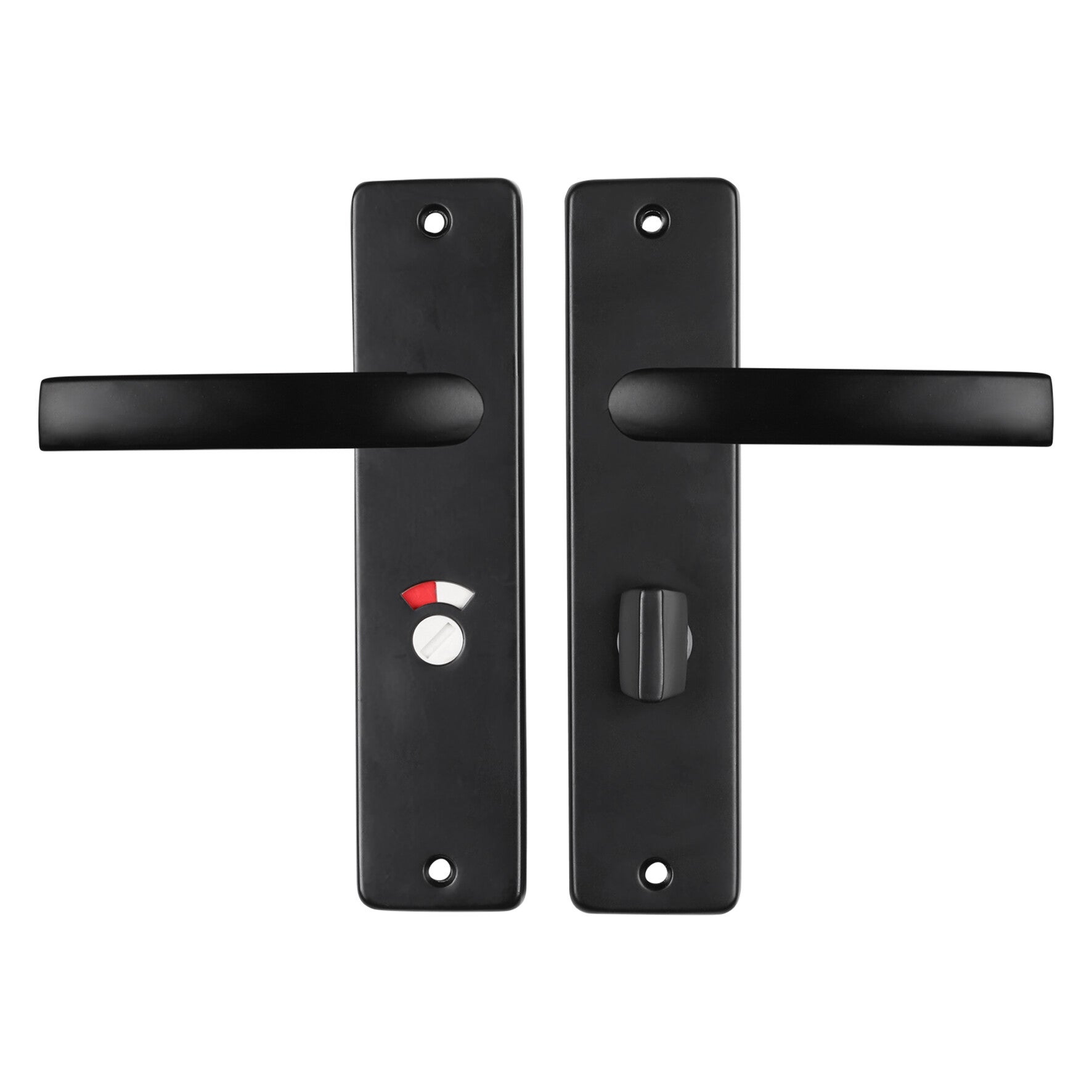 Starx deurkruk blok - kortschild - WC57-5 zwart 180 x 41 mm