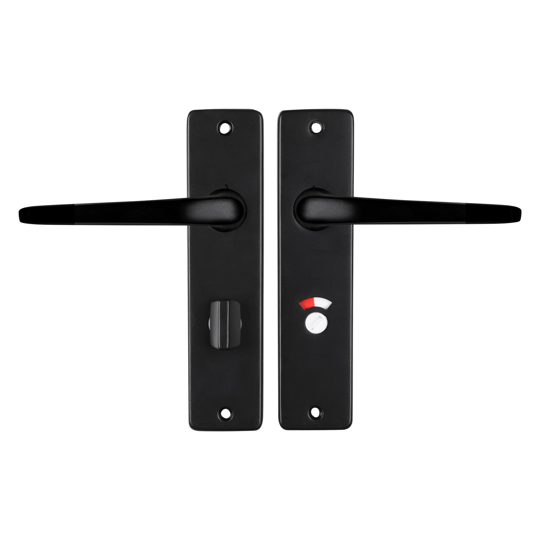 Starx deurkruk duim - kortschild - WC63-8 zwart 180 x 41 mm