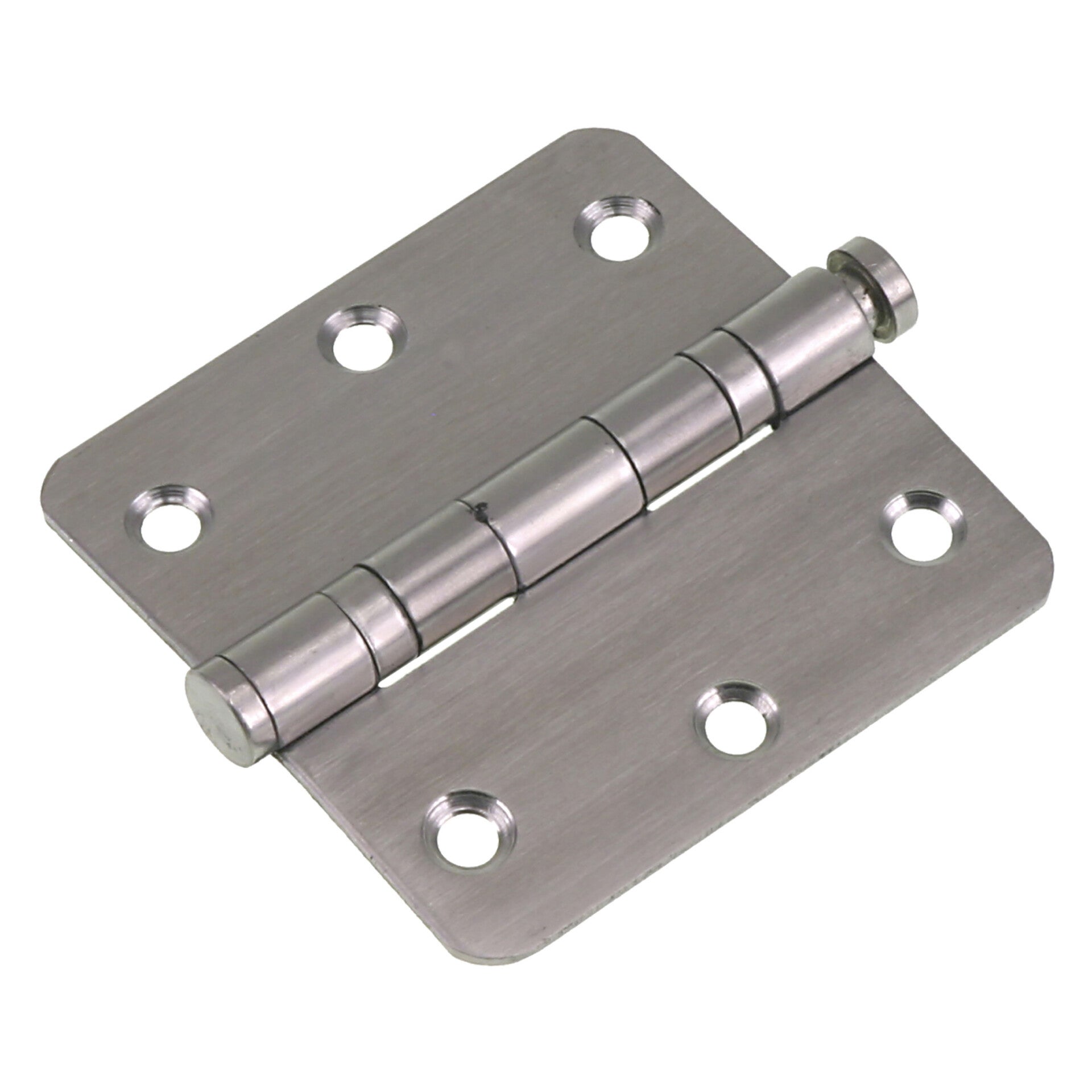 Starx kogelscharnier vierkant model - met ronde hoeken - RVS 89 x 89 mm