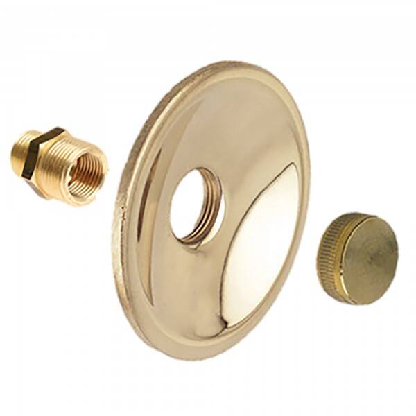 Bonfix Ronde gevelplaat met stop en aansluitstuk 97306