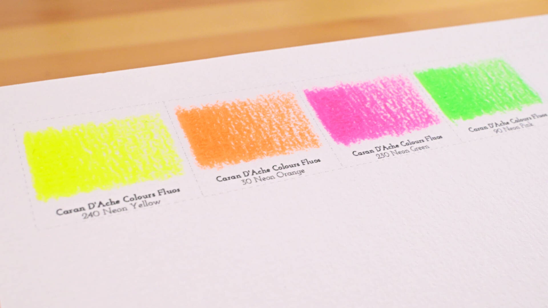 Caran d'Ache Fluo Maxi kleurpotloden review,