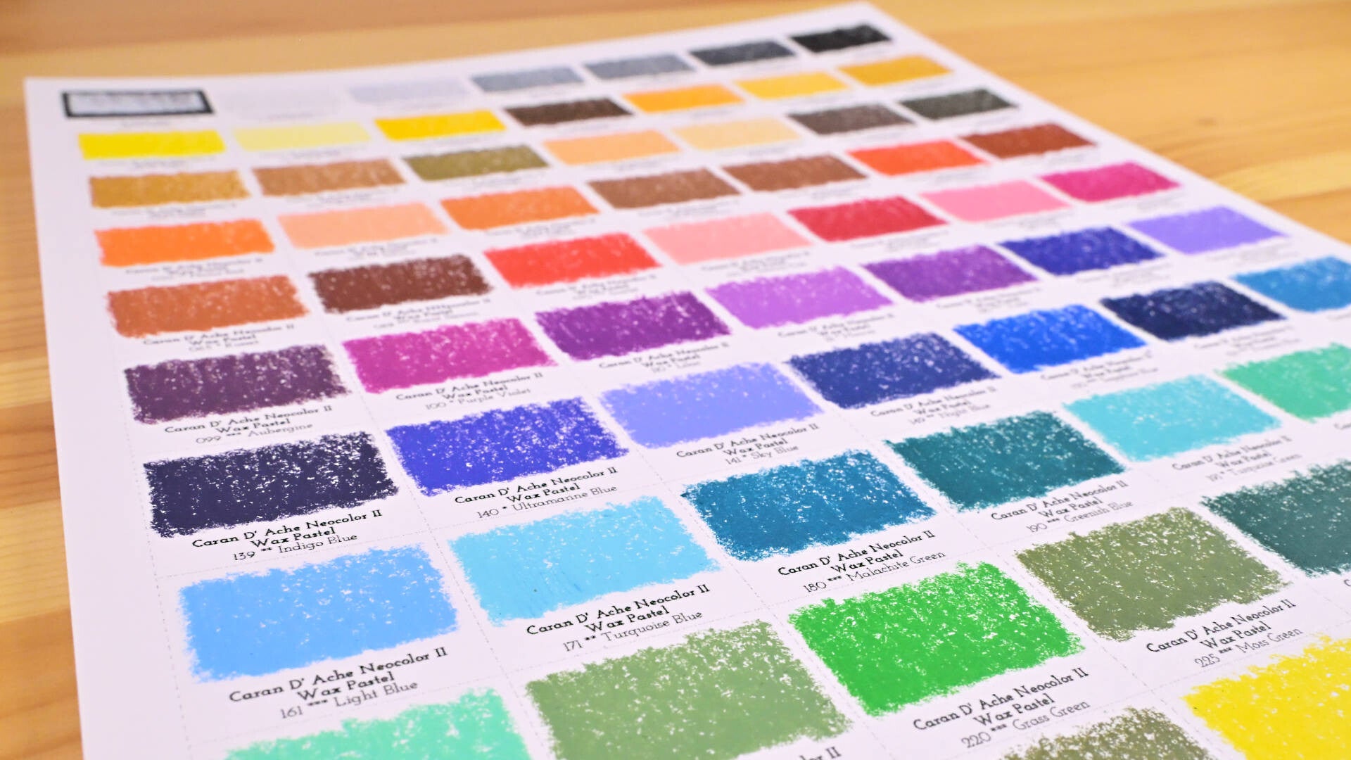 Caran d'Ache Neo Color II wax pastels review