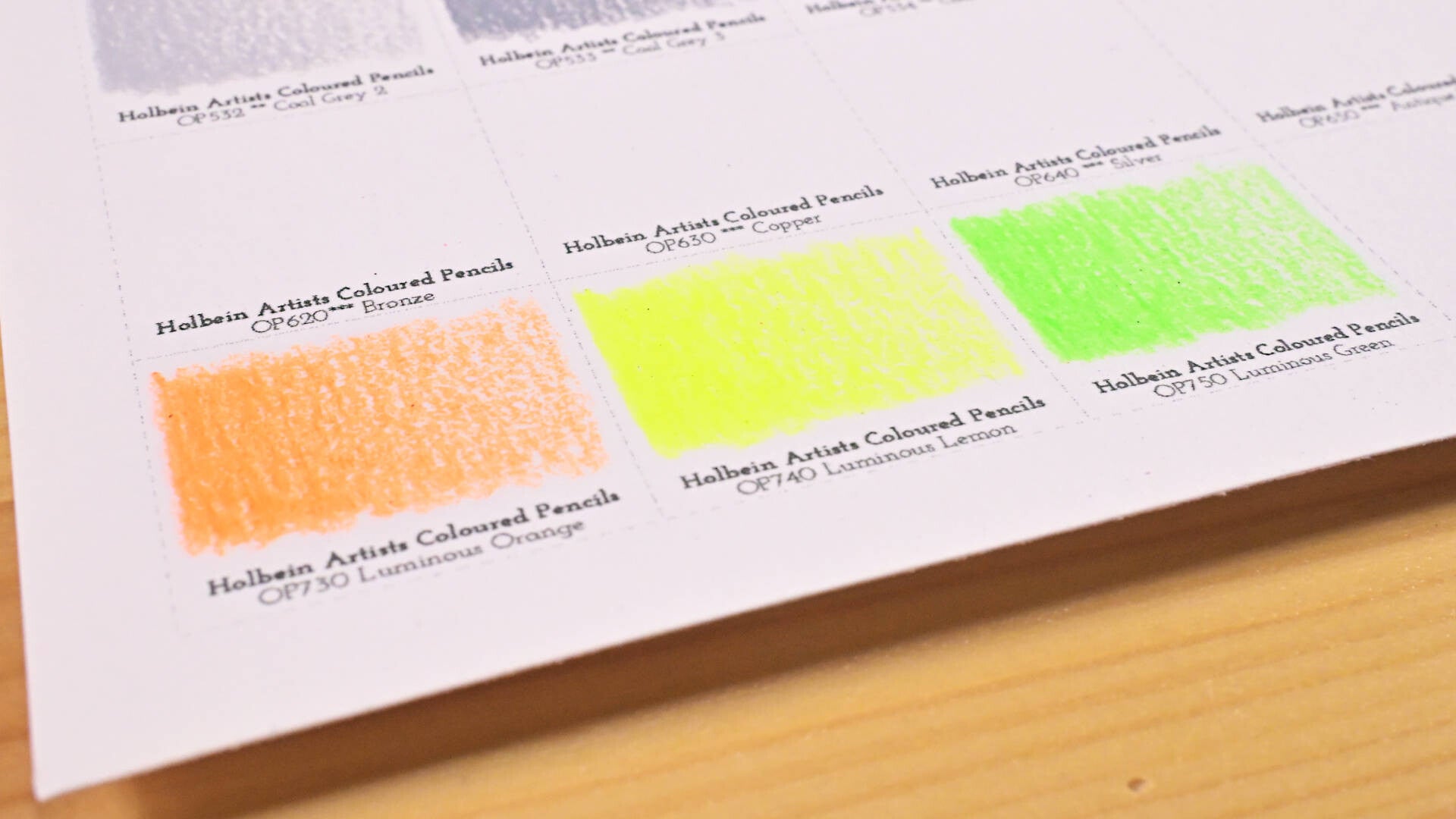 Holbein Artist's  kleurpotloden review,