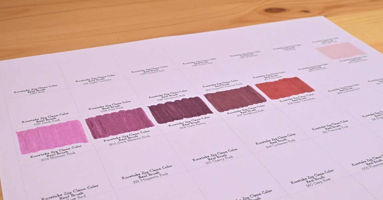 Kuretake Zig Clean Color Real brushpen review
