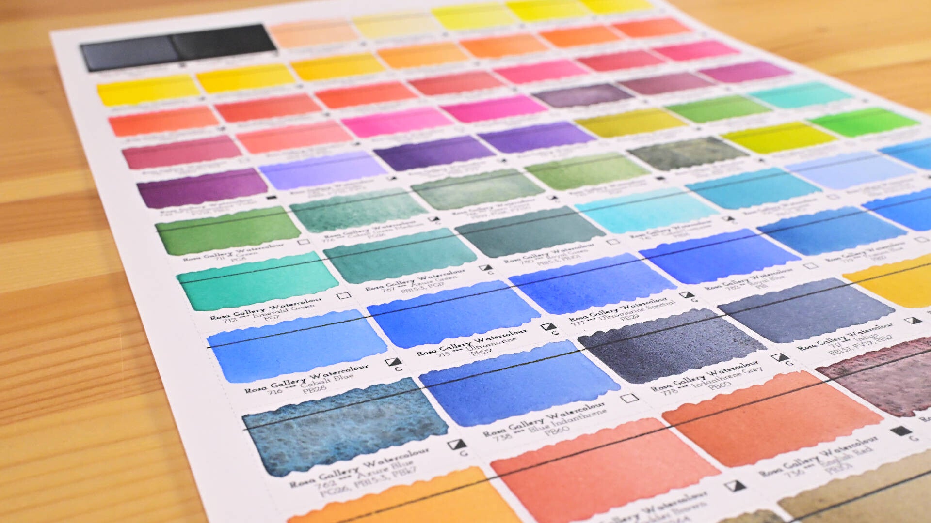 Rosa Gallery aquarelverf review,