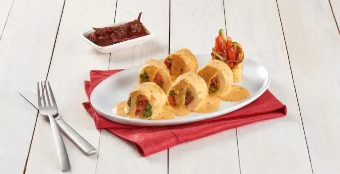 Rollo a la Jardinera Cremoso