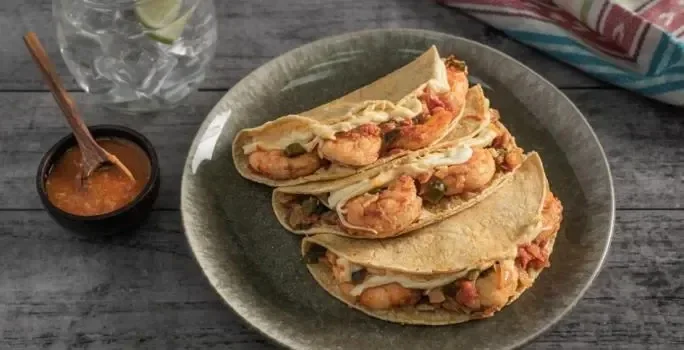 Tacos tipo gobernador