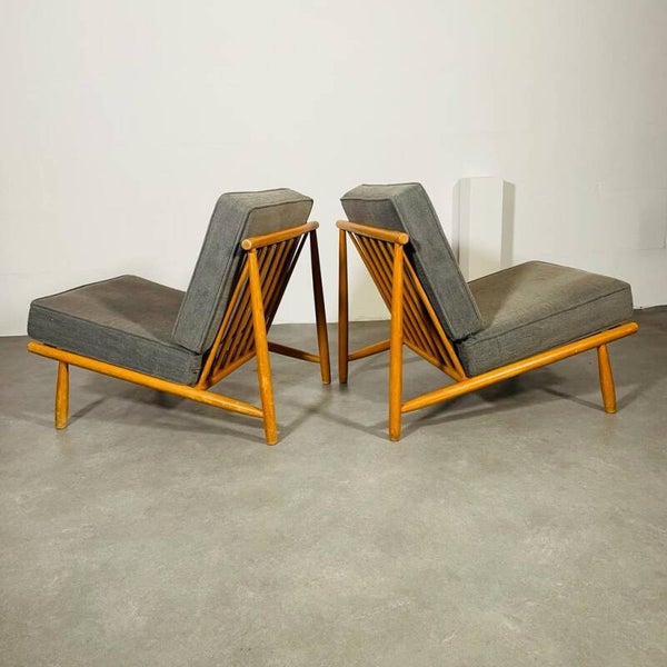 Set of lounge chairs by Alf Svensson, 1950's.