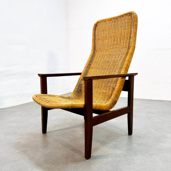 Dirk van Sliedregt for 'Gebroeders jonkers' rare loungechair, 1960's