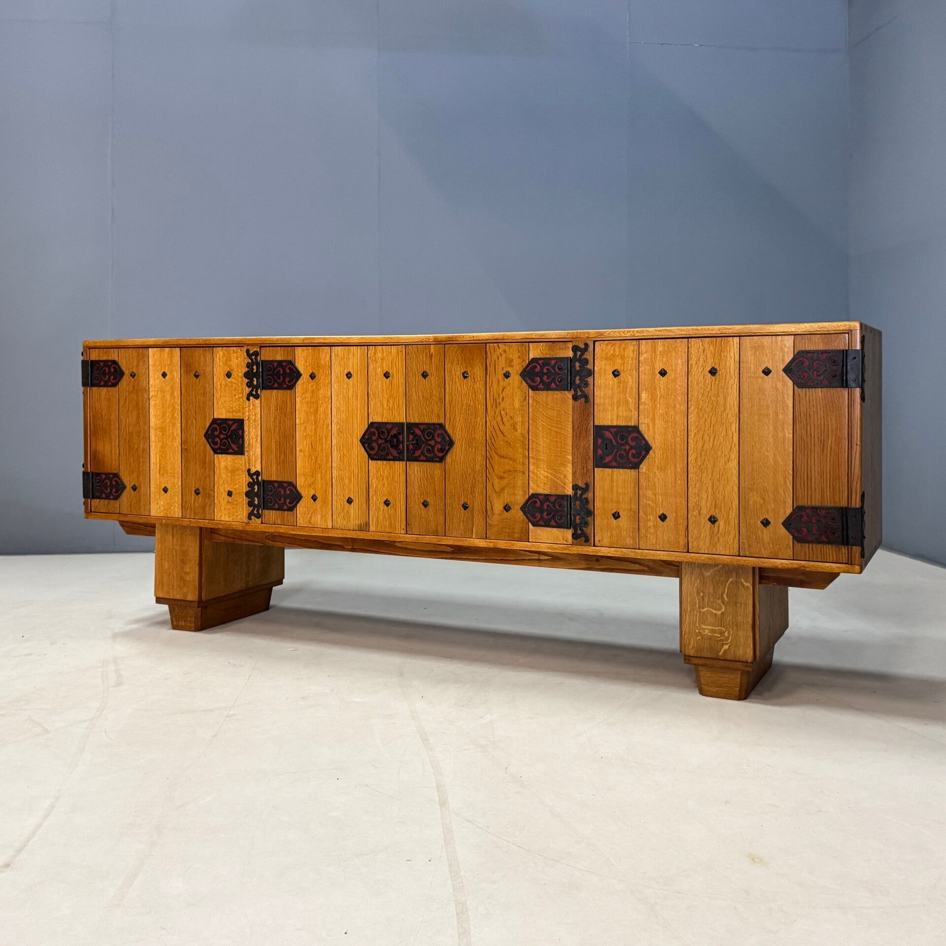 Spanish brutalist sideboard by 'Confonorm S.A.' Spain, 1970's