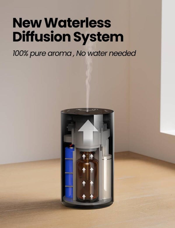Waterless scent diffusion machine.