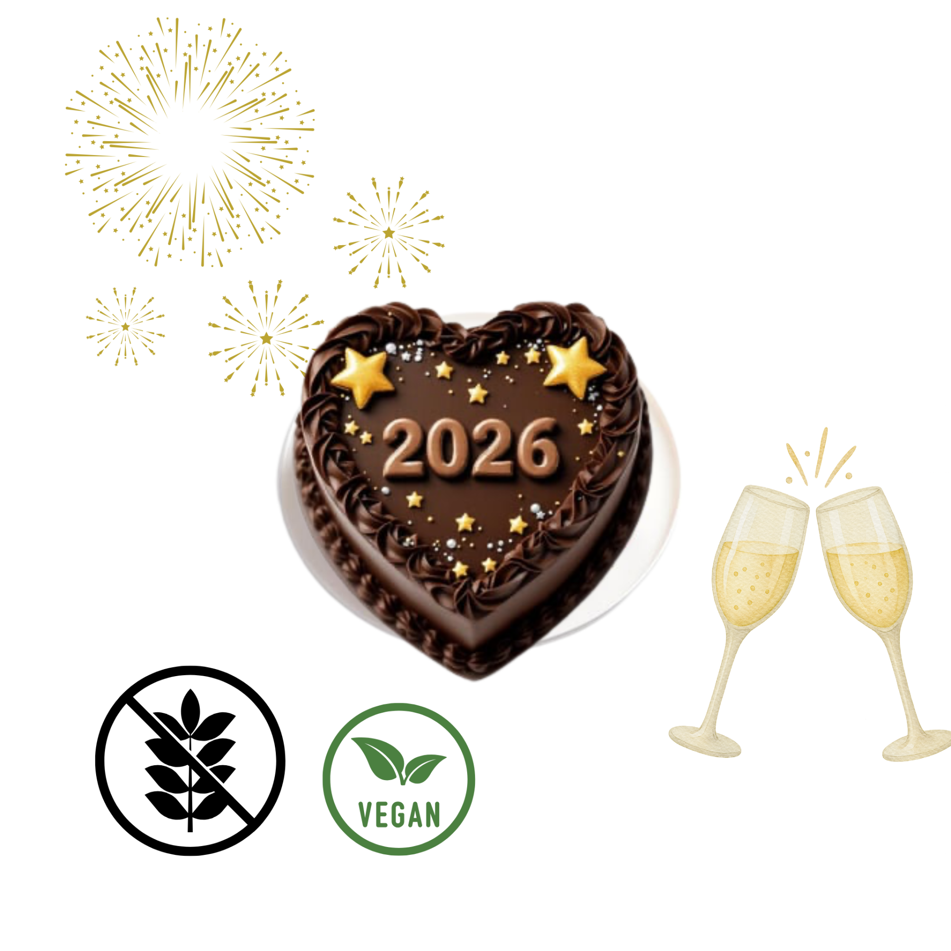 Cœur • baiser cacaoté