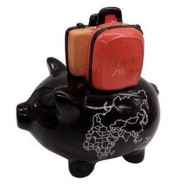 Varkens met een missie zwart "Travel"