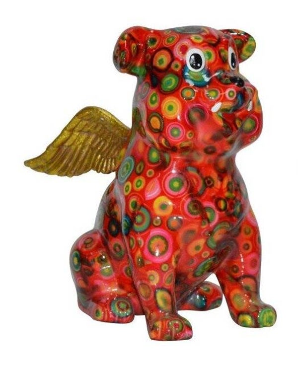 Buddy Rood met bloemetjes en vleugels