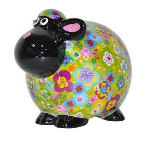 Schaap Groen met bloemen