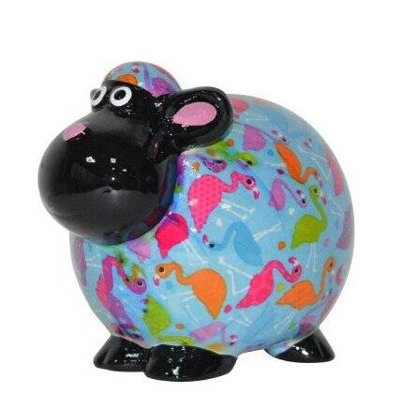 Schaap Blauw met flamigo