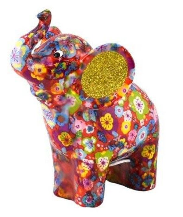 olifant met bloemen