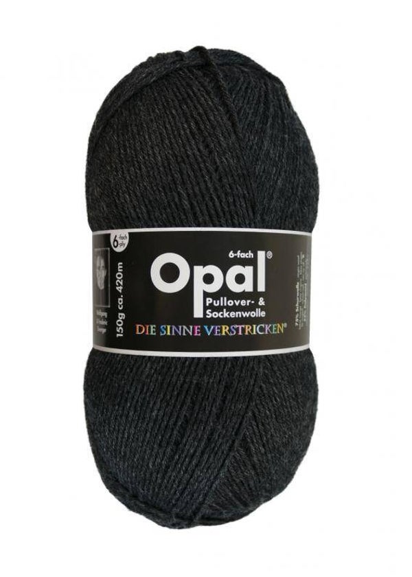 Opal uni 6-draads Antraciet melange