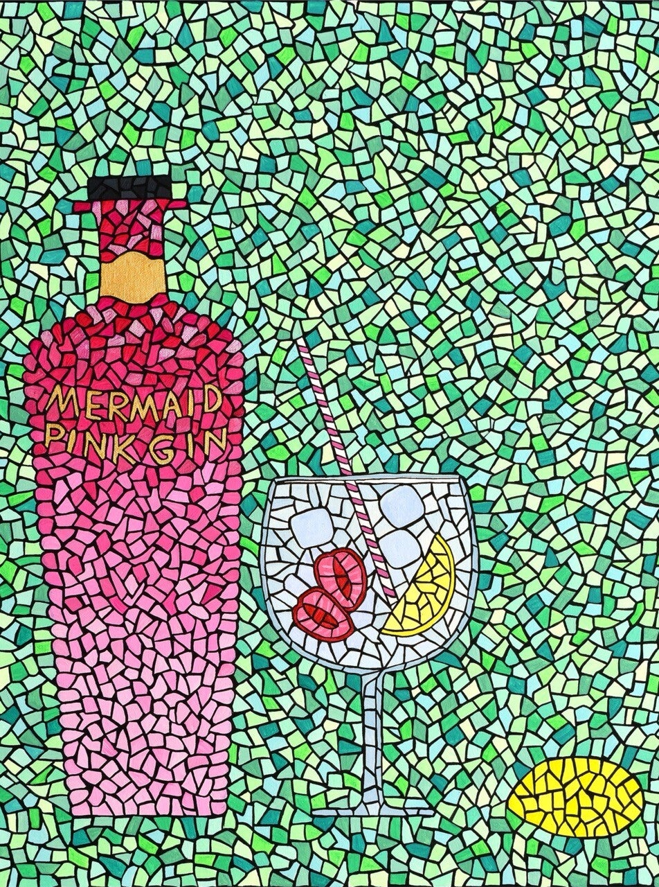 ‘Cheers!’ An A4 fine art print.